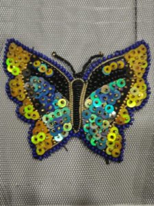 butterfly embroidery india
