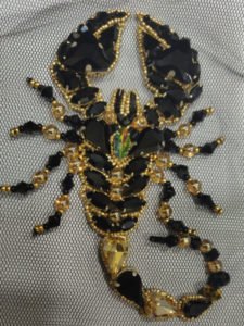 scorpion embroidery india